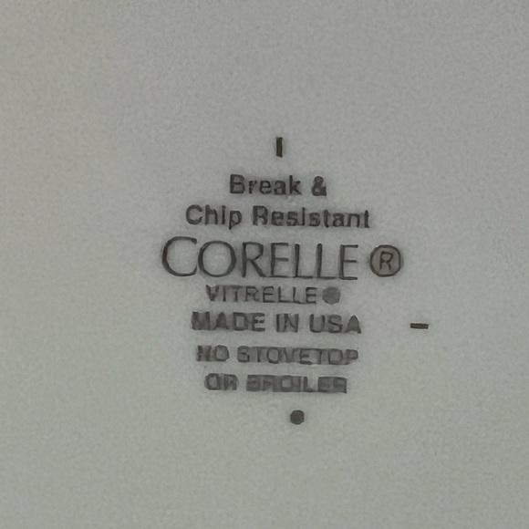8pc Corelle Vitrelle plate set (8 pieces). Made in USA. Excellent condition. - Picture 3 of 3